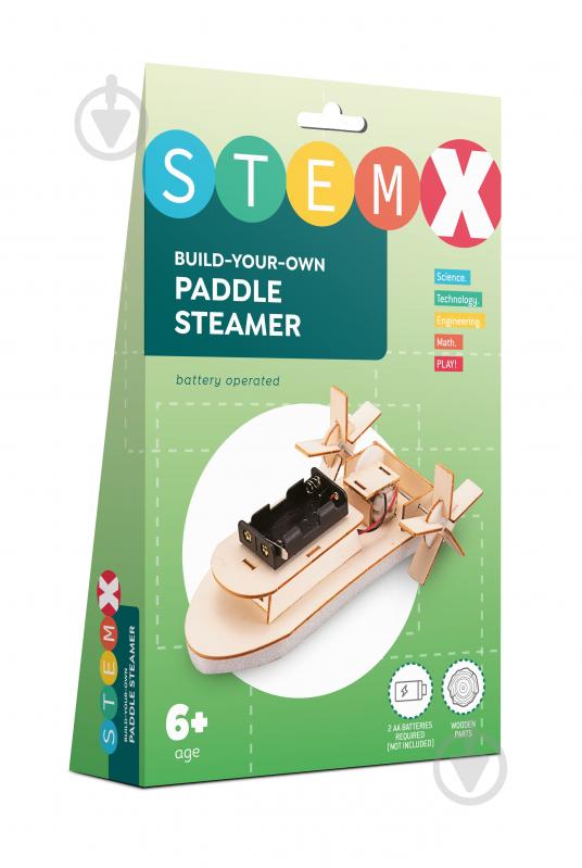 Конструктор дерев'яний Steam Пароплав 7078458 - фото 2