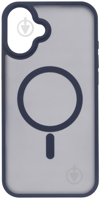 Чехол 2E Basic Soft Touch MagSafe Cover для Apple iPhone 16 Plus dark blue (2E-IPH-16PL-OCLS-DB) - фото 1