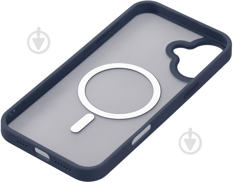 Чехол 2E Basic Soft Touch MagSafe Cover для Apple iPhone 16 Plus dark blue (2E-IPH-16PL-OCLS-DB) - фото 2