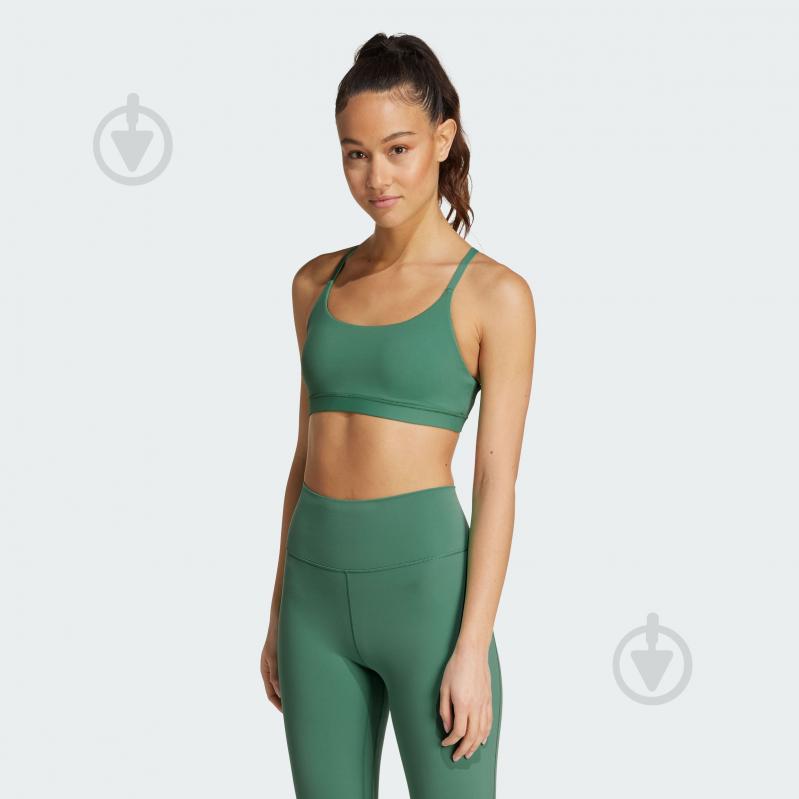Бра Adidas ALL ME LS BRA JD1974 р.XS-A/B зелений - фото 1 Бра Adidas ALL ME LS BRA JD1974 р.XS-A/B зелений - фото 1