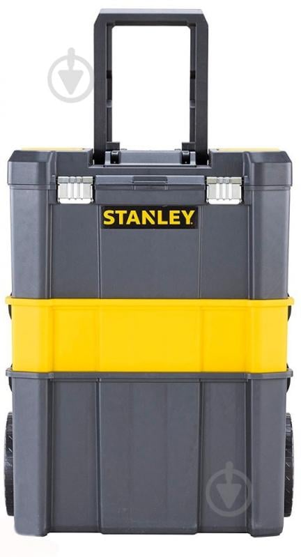 Ящик для инструментов Stanley Essential Rolling Workshop 3 в 1 STST1-80151 - фото 1
