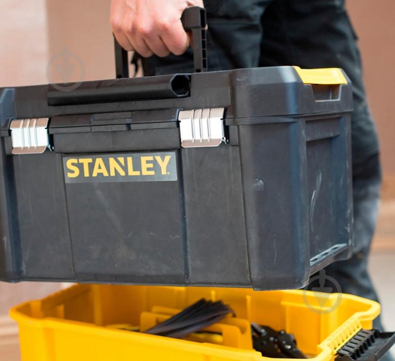 Ящик для инструментов Stanley Essential Rolling Workshop 3 в 1 STST1-80151 - фото 12