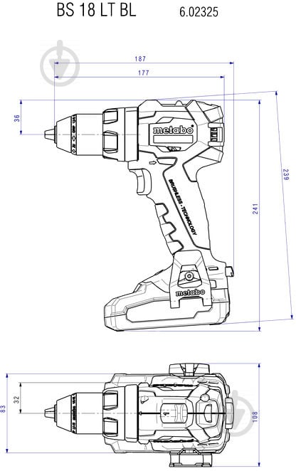 Набор аккумуляторного инструмента Metabo COMBO SET 2.5.2 18V 685182000 - фото 10