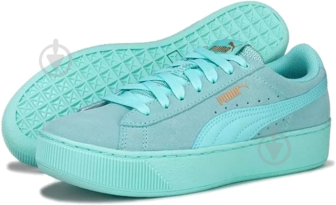 Кроссовки женские демисезонные Puma Vikky Platform MO 36729906 р.40 ментоловые - фото 3