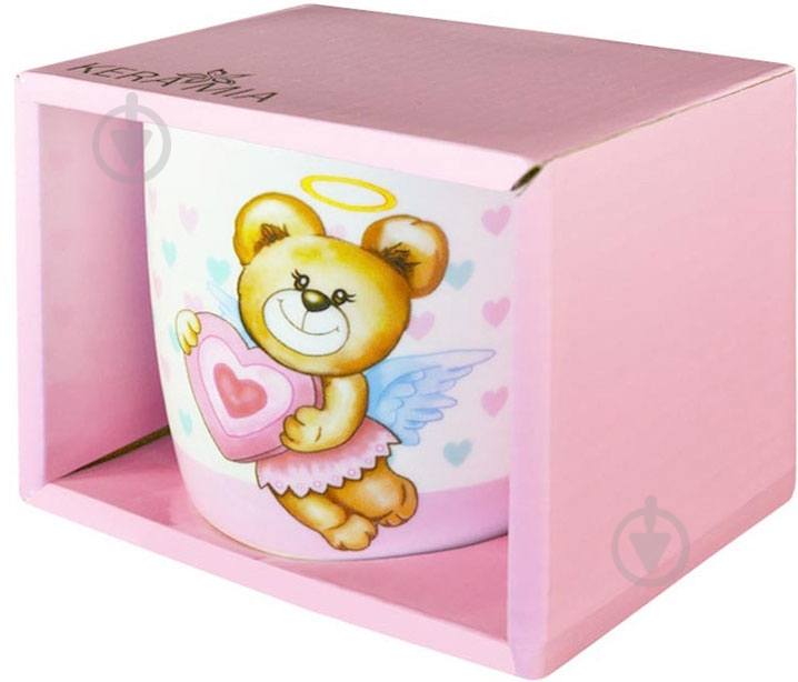 Чашка Keramia Медвежонок-ангел 320 мл 21-272-013 - фото 2