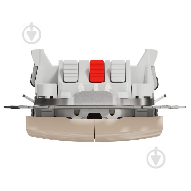 Вимикач двоклавішний двоклавішний Schneider Electric Sedna Design з підсвіткою кремовий SDD112105L - фото 8