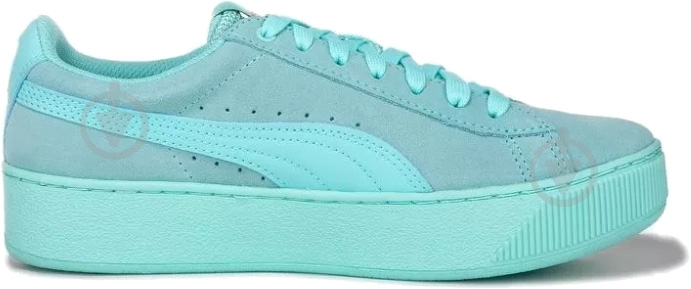 Кроссовки женские демисезонные Puma Vikky Platform MO 36729906 р.35,5 ментоловые - фото 1