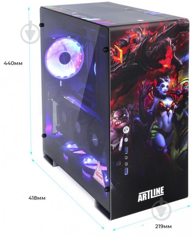 Компьютер Artline Overlord GIGA (GIGAv14Win) black - фото 7