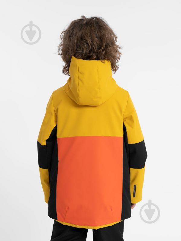 Куртка для мальчиков 4F TECHNICAL JACKET M301 4FJAW23TTJAM301-71S желтая - фото 3 Куртка для мальчиков 4F TECHNICAL JACKET M301 4FJAW23TTJAM301-71S желтая - фото 3