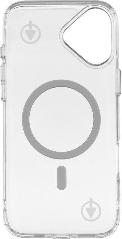 Чехол 2E Basic MagSafe Cover для Apple iPhone 16 Plus transparent (2E-IPH-16PL-OCLS-CL) - фото 4