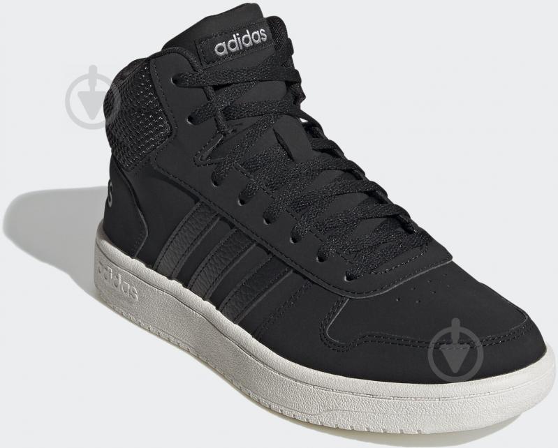 Кроссовки женские Adidas HOOPS 2.0 MID EG7734 р.36 2/3 черные - фото 4