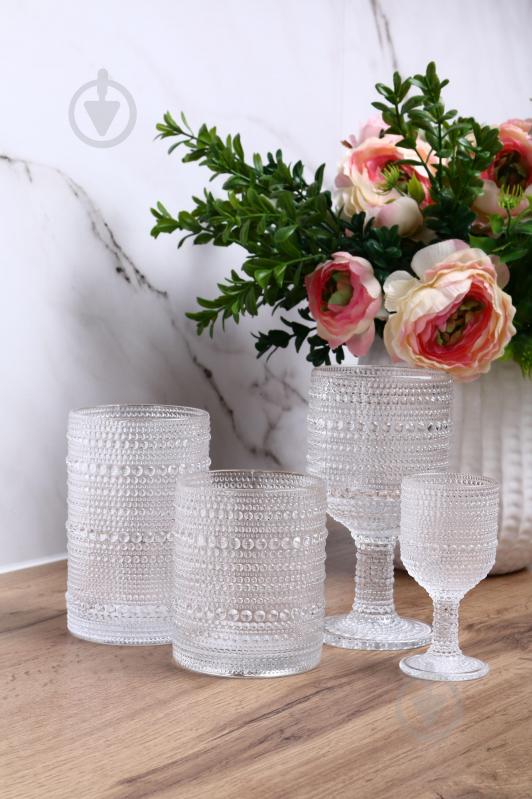 Склянка низька Fiora Bubble Clear 330 мл 1 шт. - фото 17