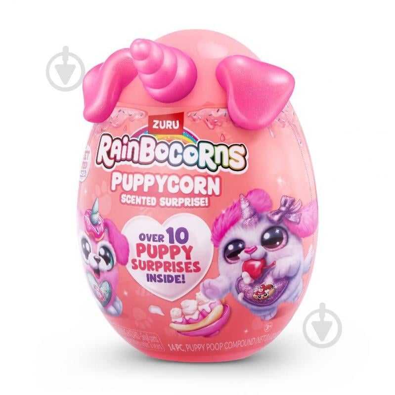 Игровой набор Rainbocorn Puppycorn Scent Surprise SHEPHERD 19 см разноцветный 9298A - фото 2