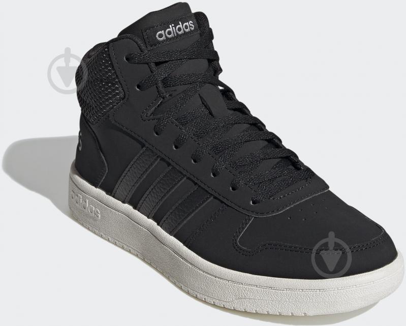 Кроссовки женские Adidas HOOPS 2.0 MID EG7734 р.38 2/3 черные - фото 4