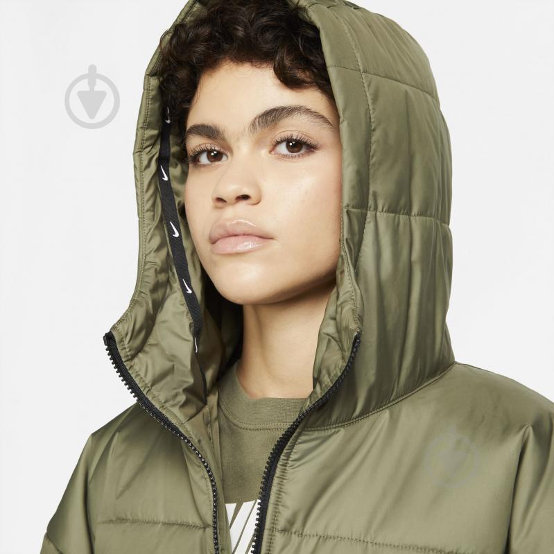 Куртка-парка жіноча Nike W NSW TF RPL CLASSIC HD PARKA DJ6999-222 р.S зелена - фото 4