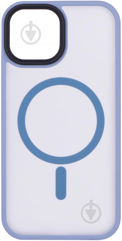 Чехол 2E Basic Soft Touch MagSafe Cover для Apple iPhone 15 light blue (2E-IPH-15-OCLS-DL) - фото 1