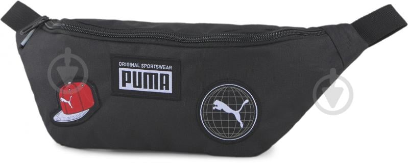 Сумка на пояс Puma PUMA PATCH WAIST BAG 7919501 чорний - фото 1