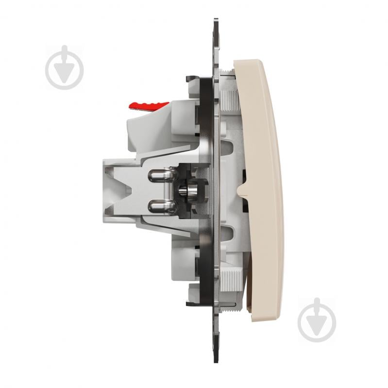 Вимикач одноклавішний Schneider Electric Sedna Design без підсвітки кремовий SDD112101 - фото 6