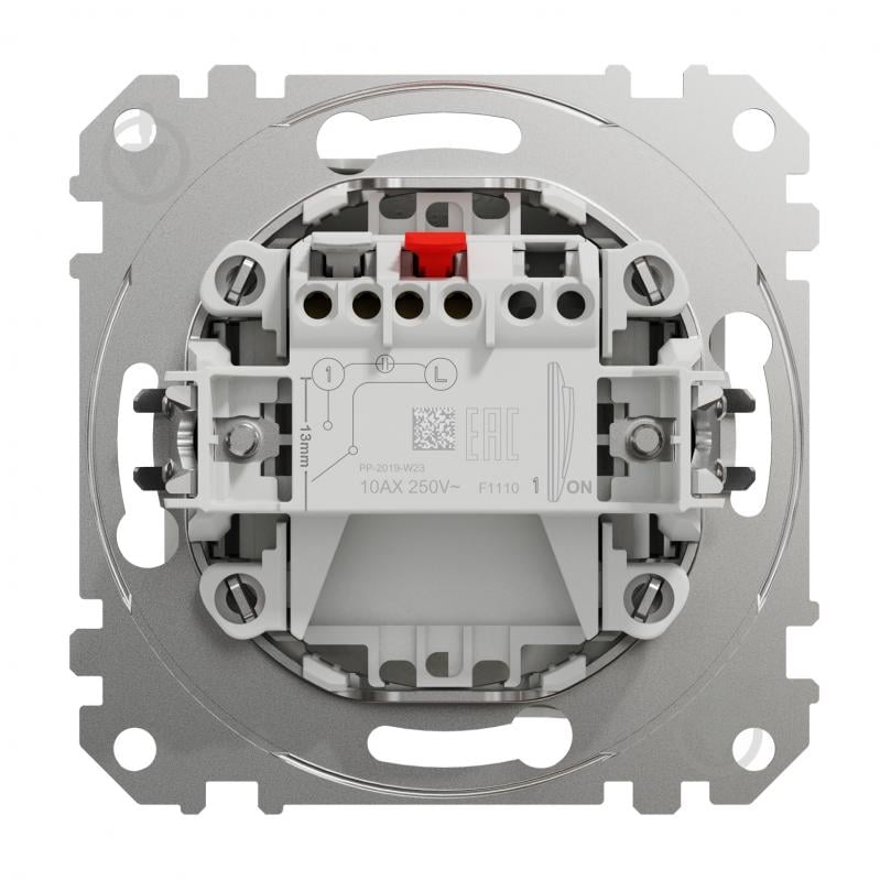 Выключатель одноклавишный Schneider Electric Sedna Design без подсветки белый SDD111101 - фото 4