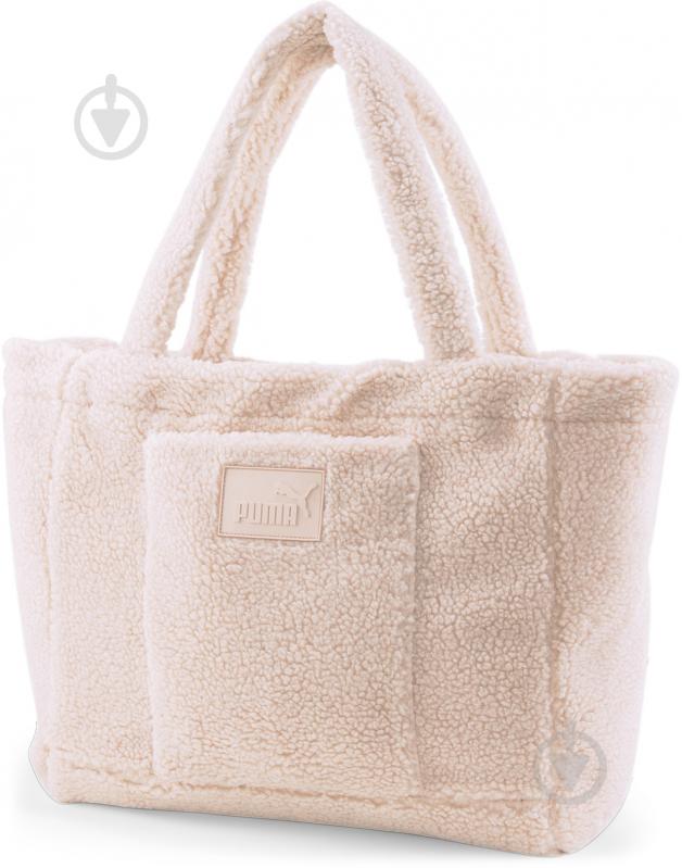 Сумка Puma CORE SHERPA TOTE 7916302 бежевий - фото 1