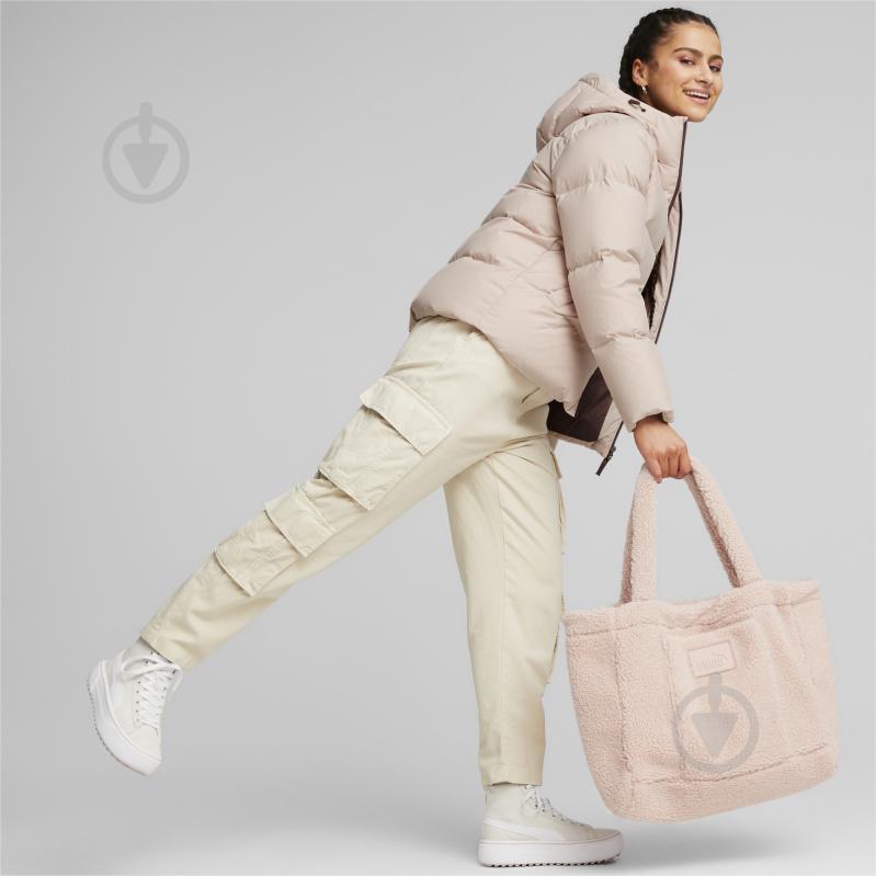 Сумка Puma CORE SHERPA TOTE 7916302 бежевий - фото 4