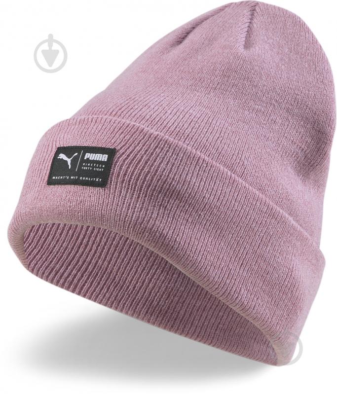 Шапка Puma ARCHIVE HEATHER BEANIE 2173920 р.one size пудра - фото 1