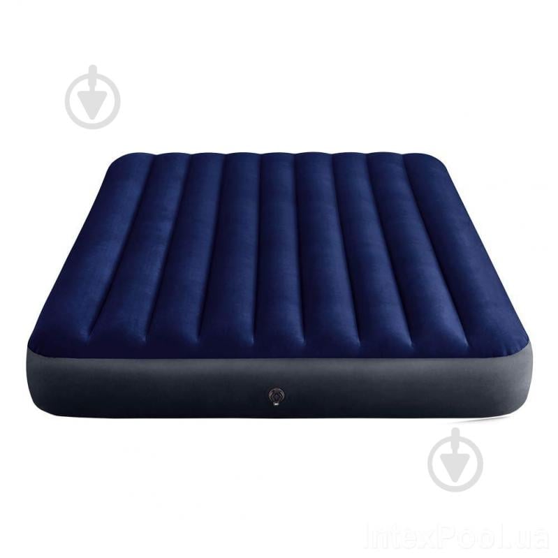 Ліжко надувне Intex 203х152 см синій - фото 2