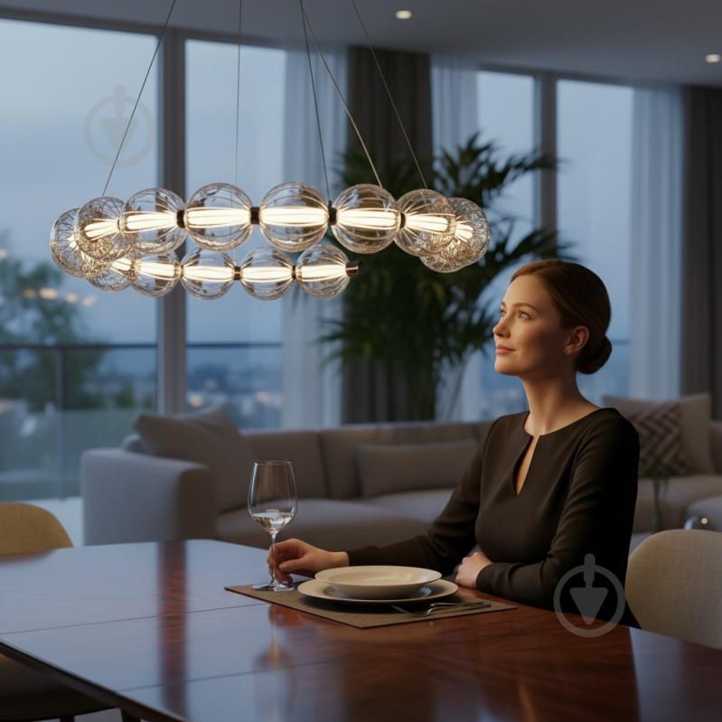 Люстра Sensio Chinon LED 48 Вт сірий ALPL-PLA10 - фото 4