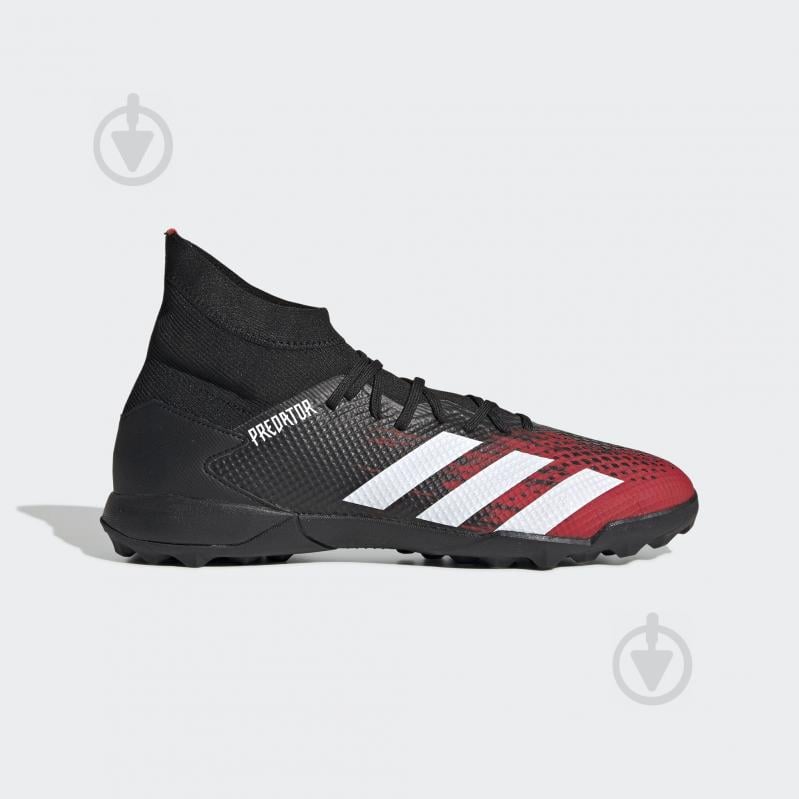 Сороконожки Adidas PREDATOR 20.3 TF EF2208 р.46 2/3 черный - фото 1