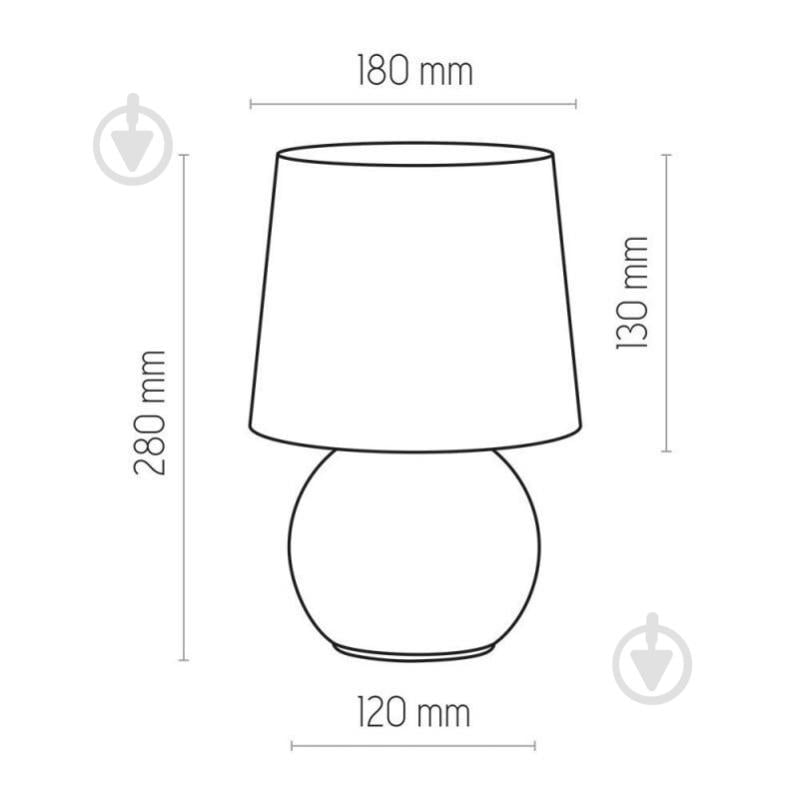 Настольная лампа декоративная TK Lighting Pico 1xE14 дымчатый/черный 5092 - фото 3