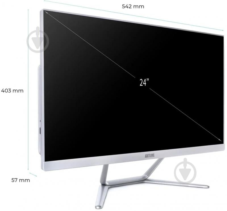 Моноблок Artline Home G43 23,8 (G43v35Winw) white - фото 9