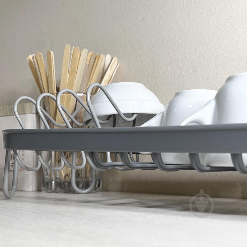 Сушилка для посуды MVM DR-05 Gray - фото 4