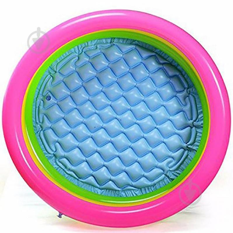 Бассейн Intex 57107, детский 61-15см, радуга - фото 2