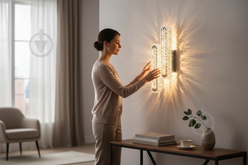 Светильник настенный Sensio LED Marques 9 Вт хром ALPL-PLCS025W2 - фото 6