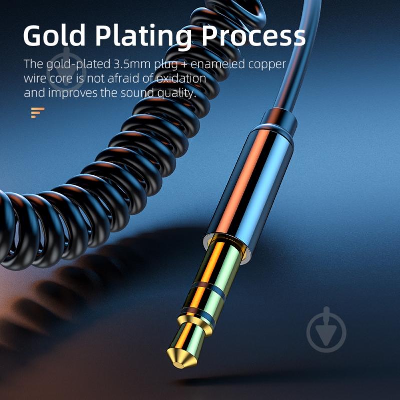 Адаптер Essager Bluetooth 5.0 Aux Adapter Car Wireless Receiver USB to 3.5mm Jack Audio Music Mic Handsfree Car Kit Speaker Transmitter Grey 1,1 м grey (EBTEB01-JS0A) - фото 5