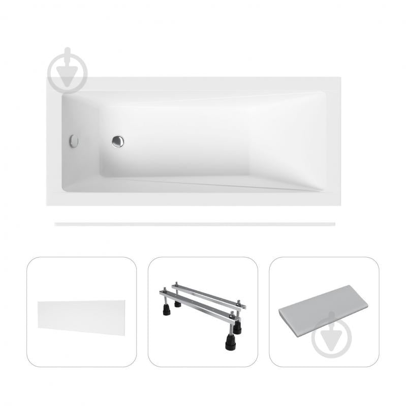 Ванна акрилова Helmken Rivana 35S103N118 169,5х70 см комплект 4 в 1 - фото 11 Ванна акрилова Helmken Rivana 35S103N118 169,5х70 см комплект 4 в 1 - фото 11