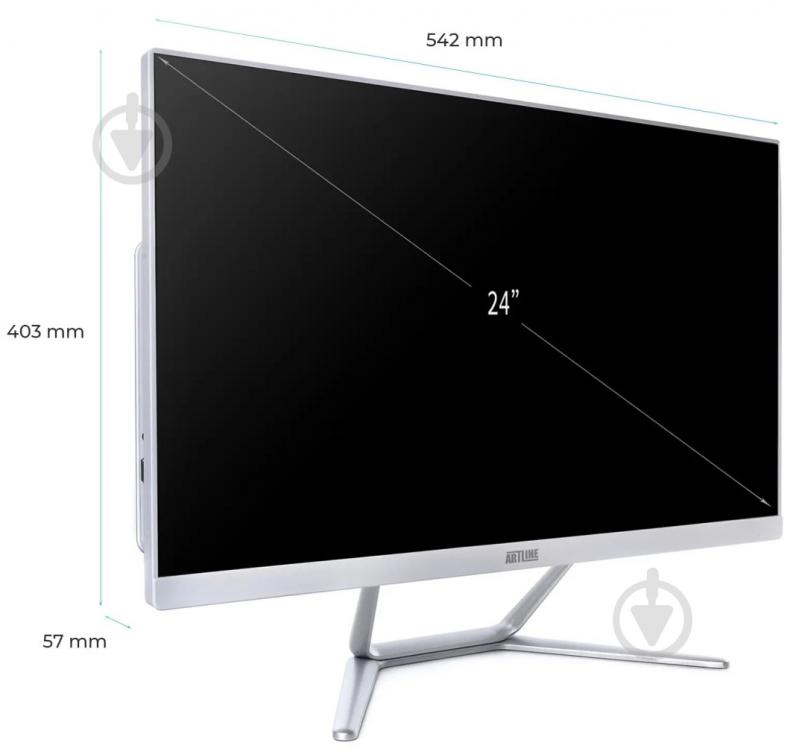 Моноблок Artline Home G43 23,8 (G43v37Winw) white - фото 3