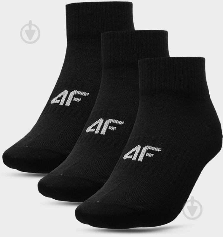 Носки 4F SOCKS CAS F198 (3PACK) 4FAW23USOCF198-20S р.35-38 черный 3 пари шт. - фото 1