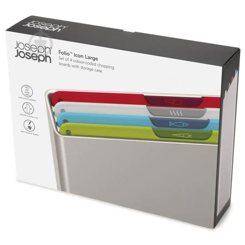Набір дощок обробних Joseph Joseph з кейсом Folio 60219 - фото 3 Набір дощок обробних Joseph Joseph з кейсом Folio 60219 - фото 3