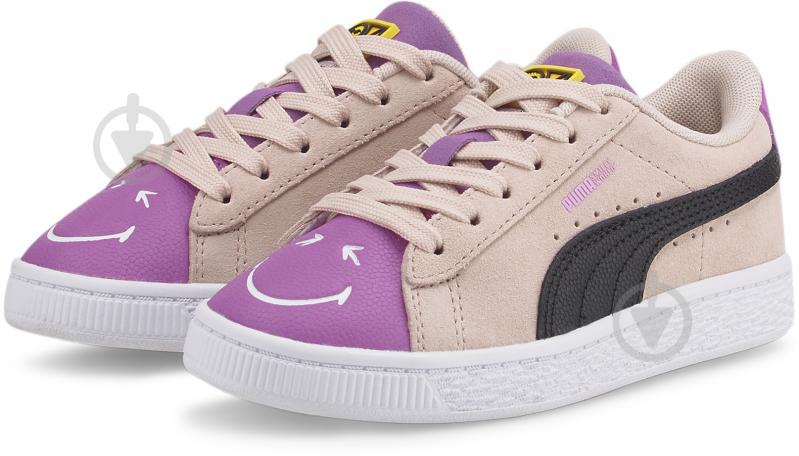 Кроссовки для девочек Puma SUEDE SMILEYWORLD PS 38613802 р.35 пудровые - фото 3 Кроссовки для девочек Puma SUEDE SMILEYWORLD PS 38613802 р.35 пудровые - фото 3