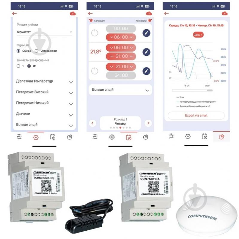 Терморегулятор Computherm B400RF Wi-Fi - фото 5