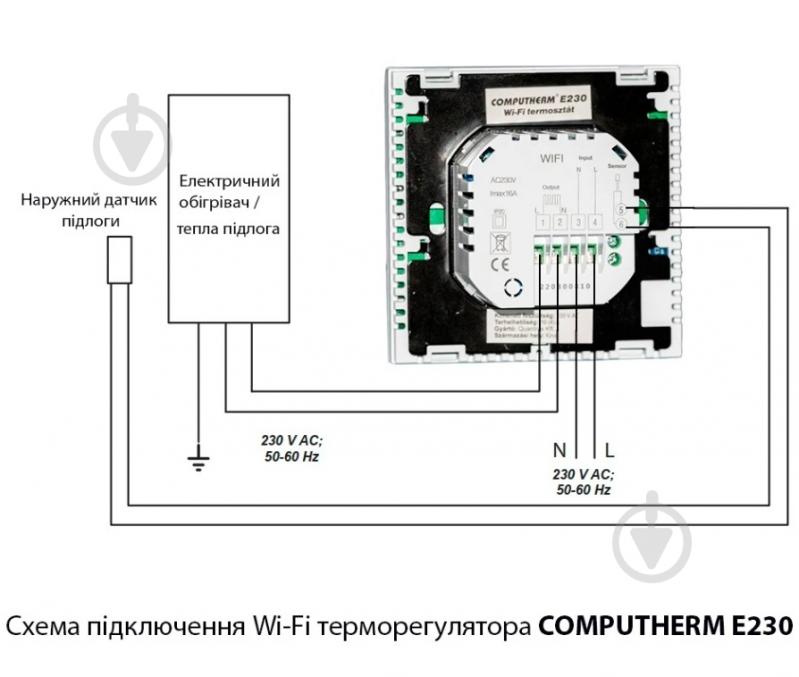 Терморегулятор Computherm E230 з Wi-Fi - фото 5