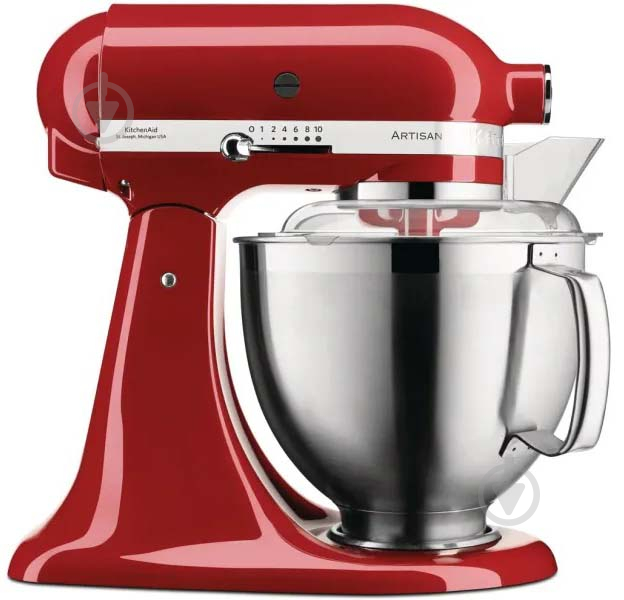 Кухонная машина KitchenAid 5KSM185PSEER Artisan 4,8 л красный - фото 1