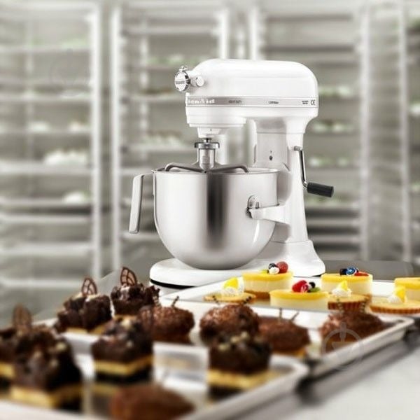 Кухонна машина KitchenAid 5KSM7591XEWH Heavy Duty 6,9 л білий - фото 10