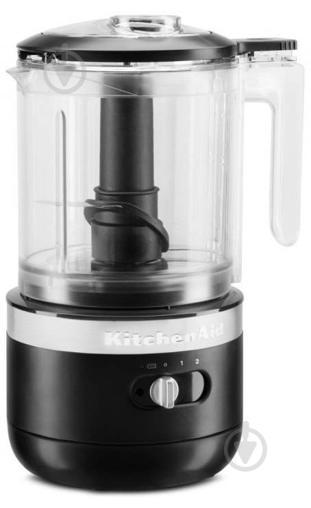 Мини-комбайн кухонный KitchenAid 5KFCB519EBM беспроводной матовый черный - фото 1