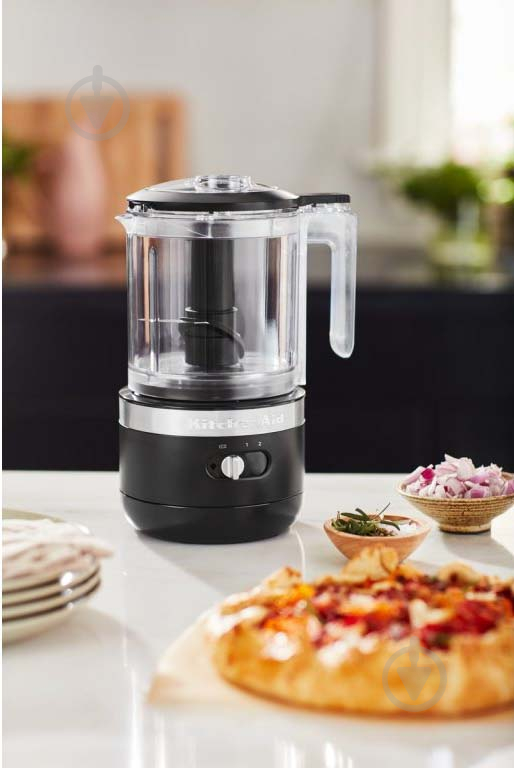 Мінікомбайн кухонний KitchenAid 5KFCB519EBM бездротовий матовий чорний - фото 5