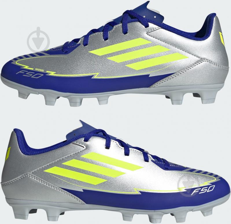 Бутси Adidas F50 CLUB FG/MG MESS IH0916 р.40 2/3 сірий - фото 5