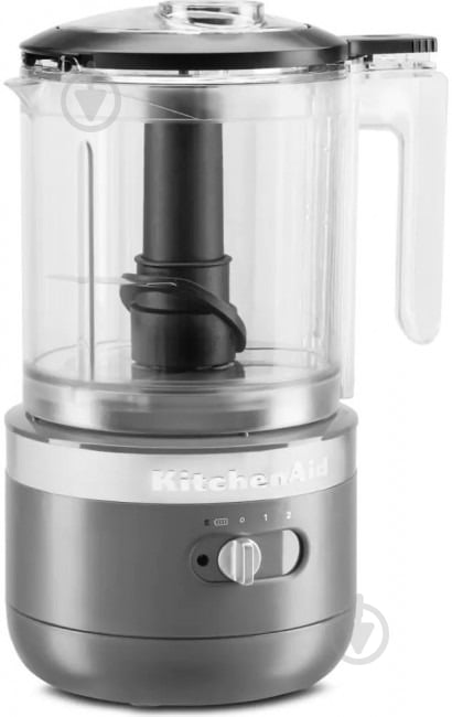 Мінікомбайн кухонний KitchenAid 5KFCB519EDG бездротовий сіре вугілля - фото 1 Мінікомбайн кухонний KitchenAid 5KFCB519EDG бездротовий сіре вугілля - фото 1