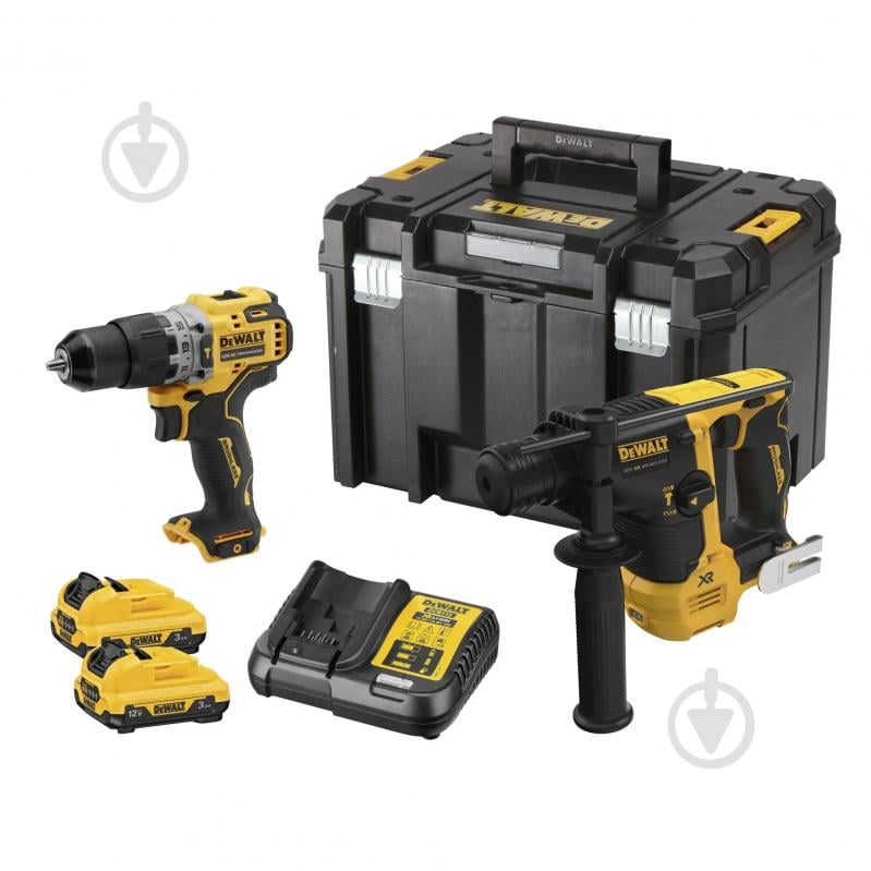 Набор аккумуляторного инструмента DeWalt DCK2102L2T - фото 1