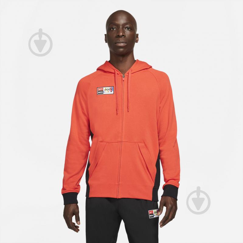 Джемпер Nike M NK FC PO HOODIE FZ DA5577-673 р. S червоний - фото 1